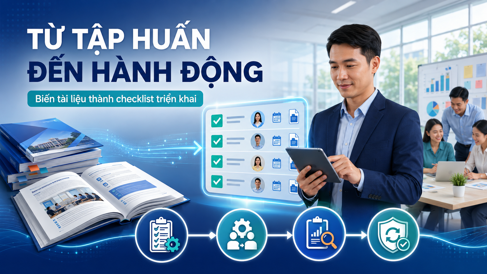 Làm sao biến tài liệu thành việc làm cụ thể?