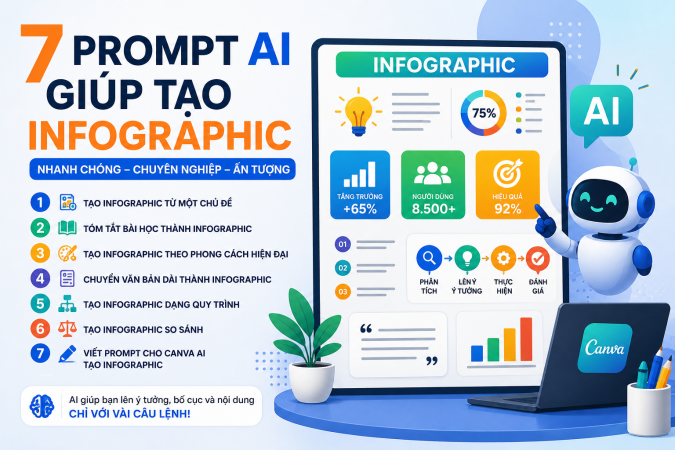 7 Prompt AI Giúp Tạo Infographic Chuyên Nghiệp
